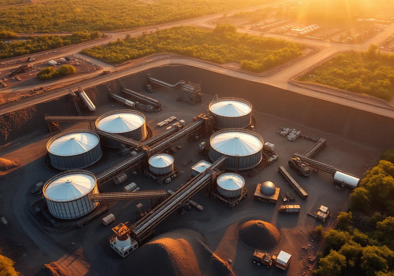 Graphite processing plant